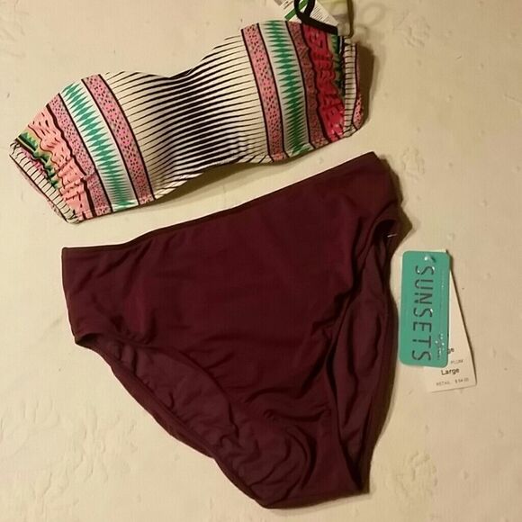 "HOBIE Tribal Print Bandeau" - Picture 4 of 7